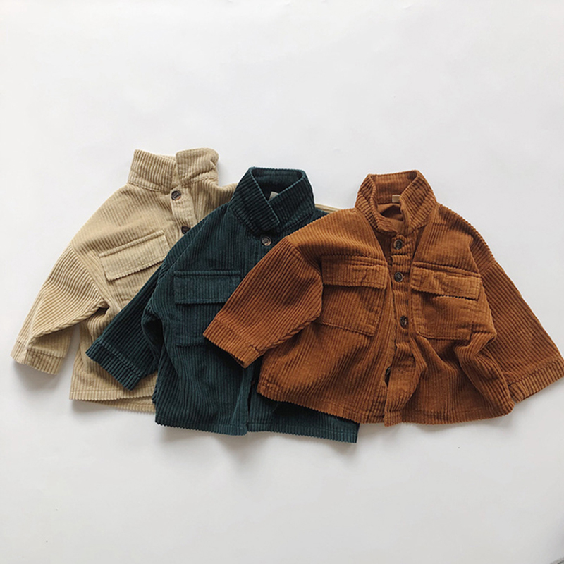 Baby Clothing Japan - Autumn Winter Baby Boys Girls Corduroy