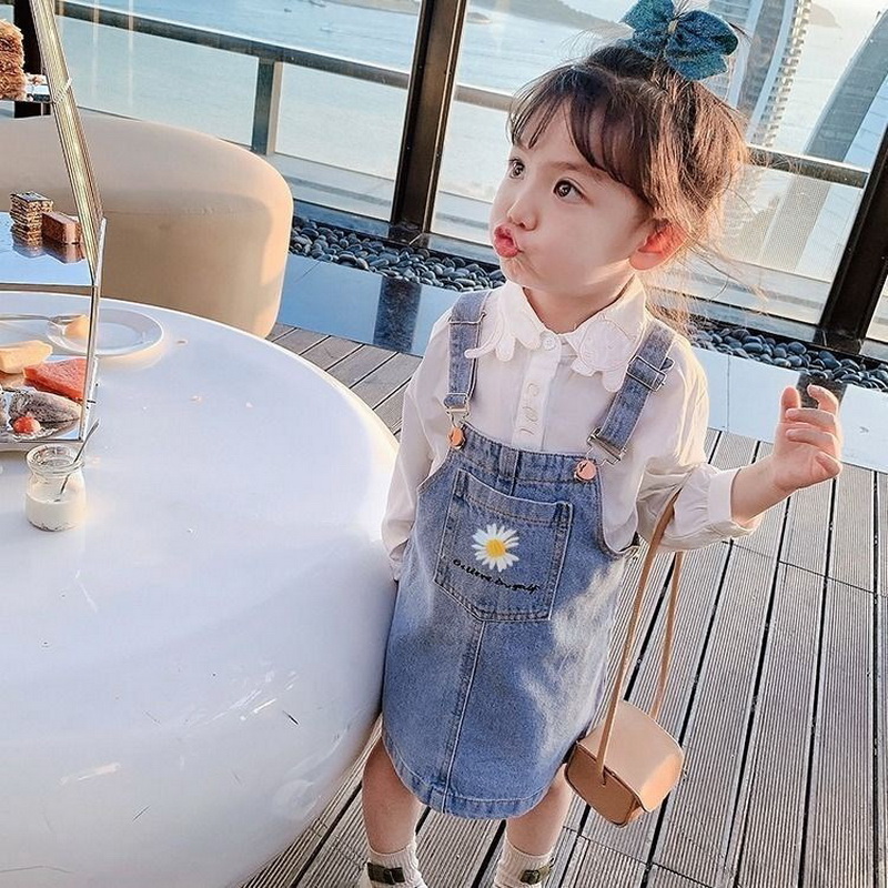 Baby Clothing Line - 2-10Yrs Baby Girl Jean Suspender Dress