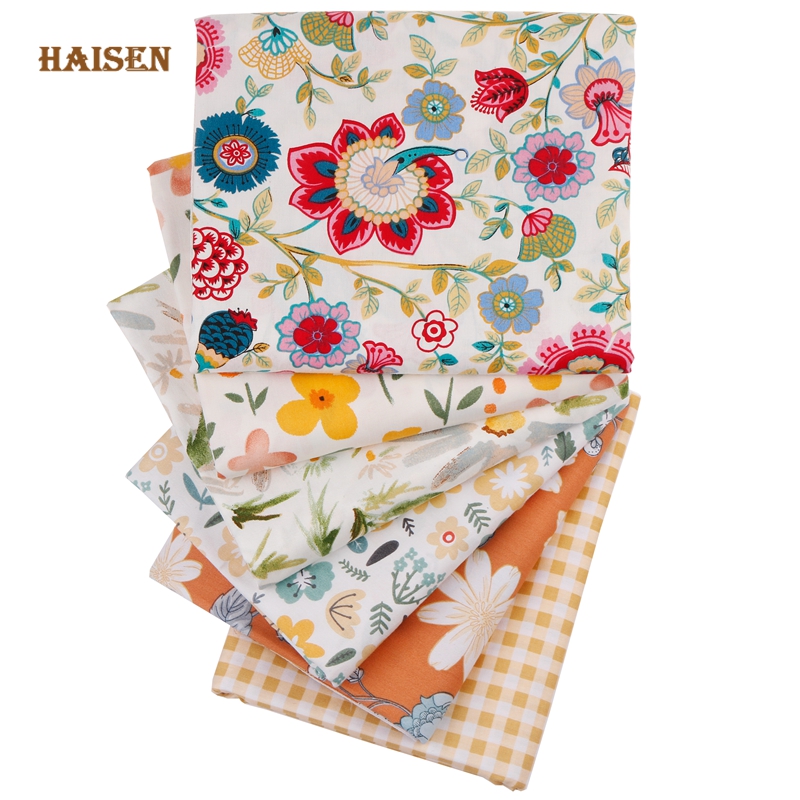 Baby Clothing Organic - 6pcs 40x50cm Cotton Twill Patchwork Fabric