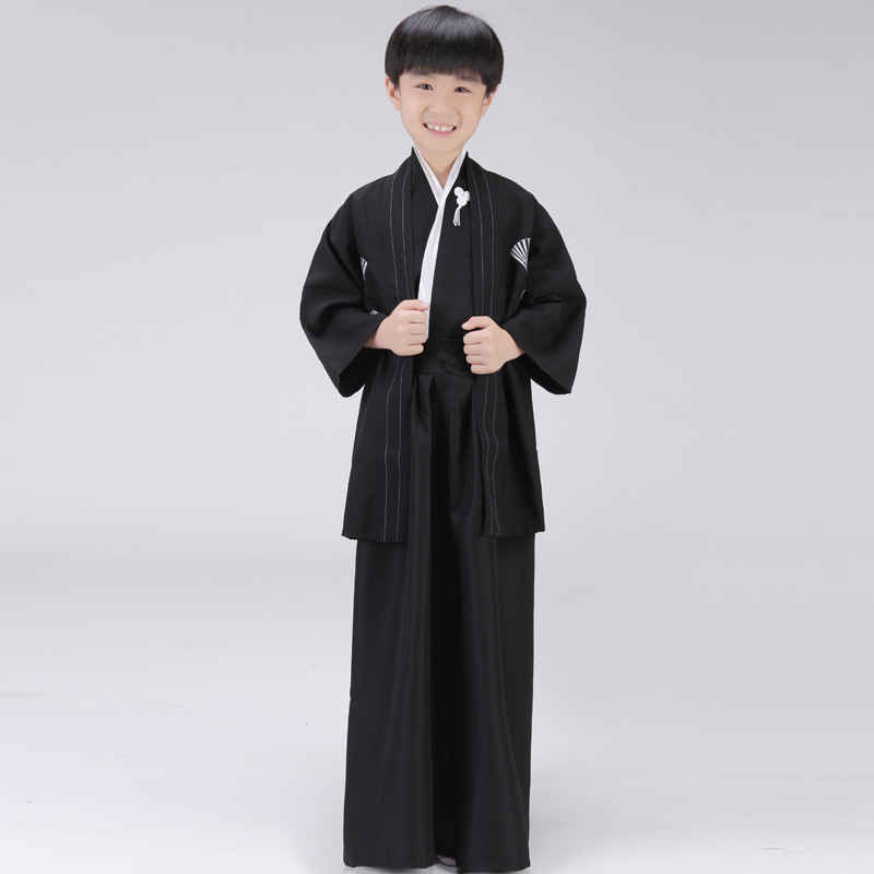 Baby Clothing Japan - Children Kimono Samurai Traditional Japanese Clothing