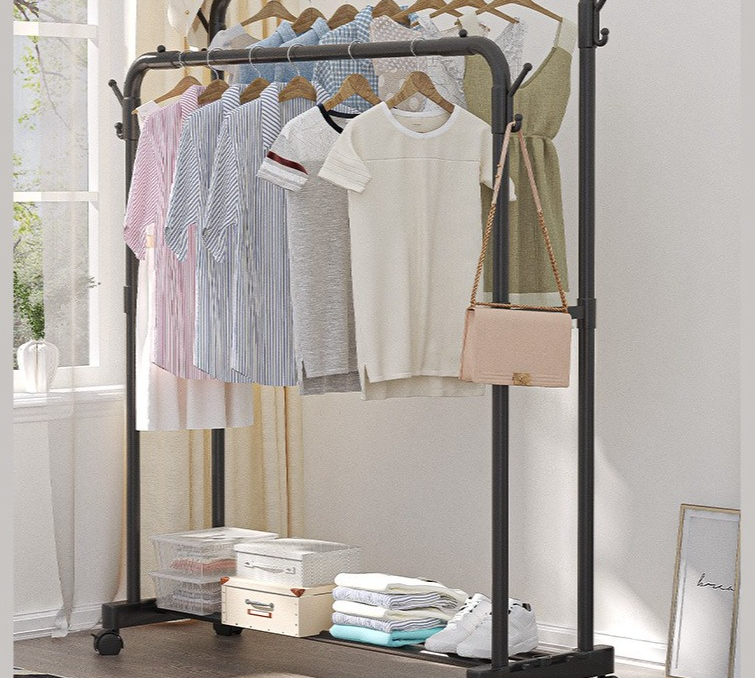 Floor-to-ceiling hanger clothi - Baby Clothing Rack review and price