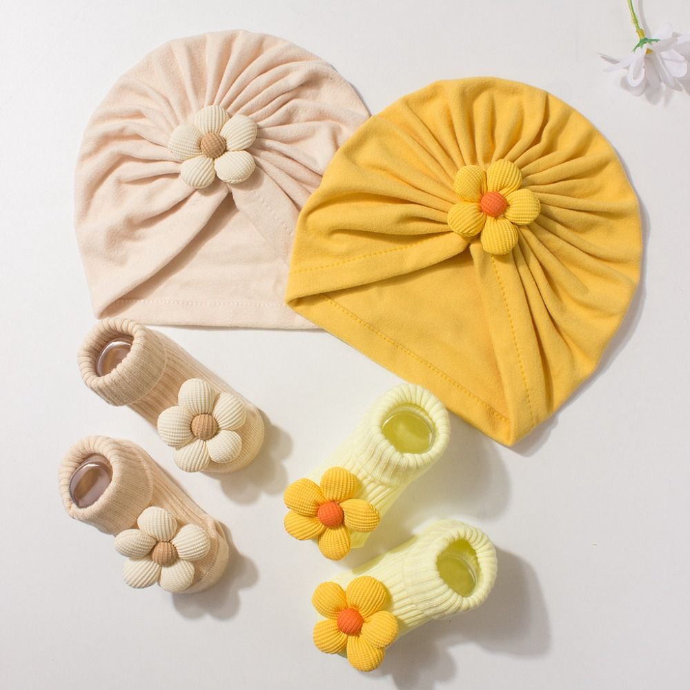 Sweet Big Flower Baby Hat Sock - Toddler Sock Set review and price