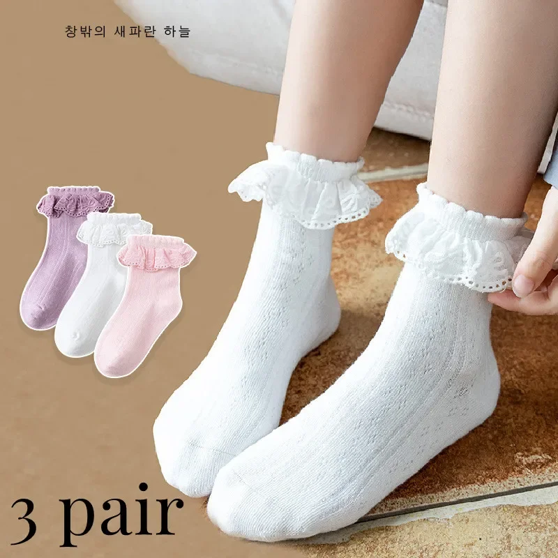 3Pairs/set Kids Girls Ankle So - Toddler Sock Set review and price