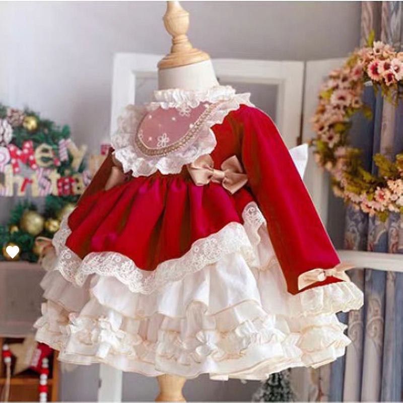 Girl Baby Party Dress New Span - Baby Xmas Clothing review and price