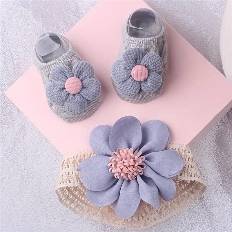 Baby flower hair with sock set - Toddler Sock Set review and price