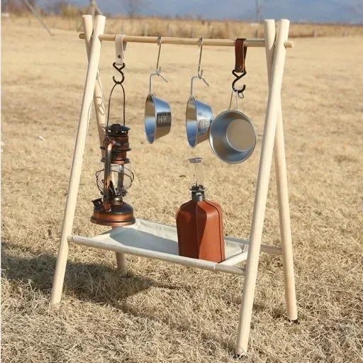 Solid wood portable hook rack  - Baby Clothing Rack review and price