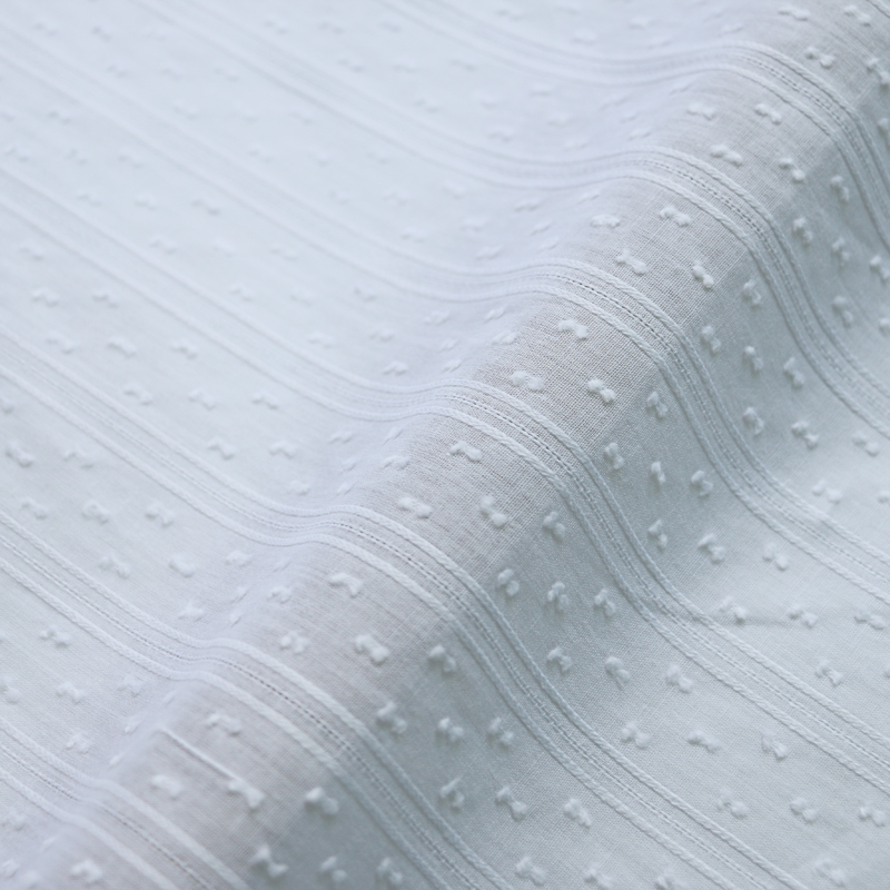 50cm*147cm White Cotton Jacqua - Baby Clothing Organic review and price