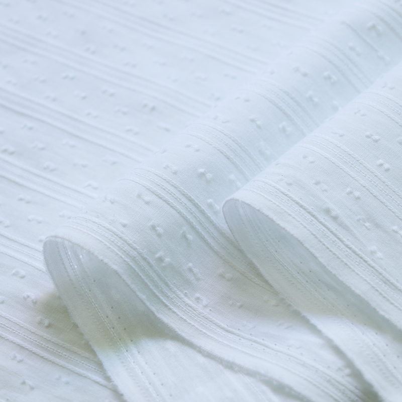 50cm*147cm White Cotton Jacqua - Baby Clothing Organic review and price