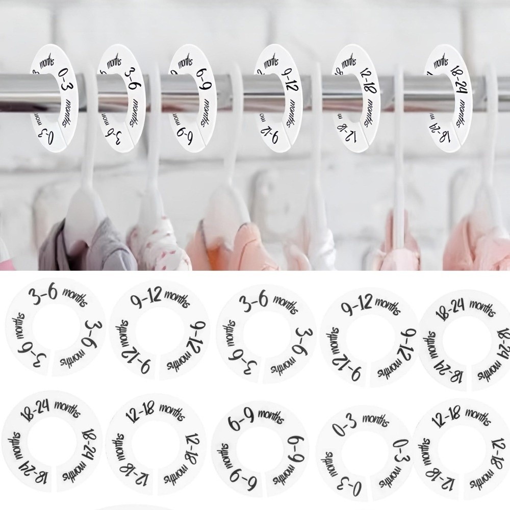 68/9Pcs Organizing Hangers Bab - Baby Clothing Hanger Dividers review and price