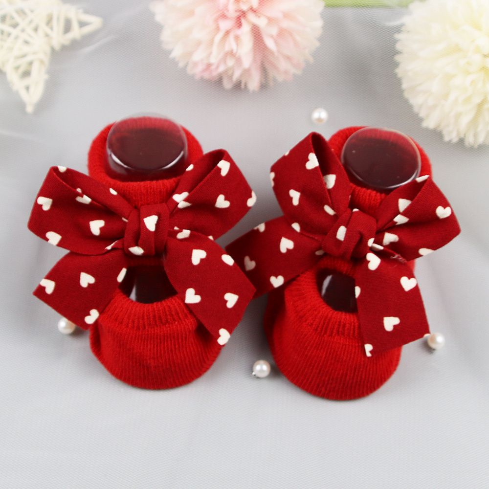 Christmas Gift Cotton Bow Head - Toddler Sock Set review and price