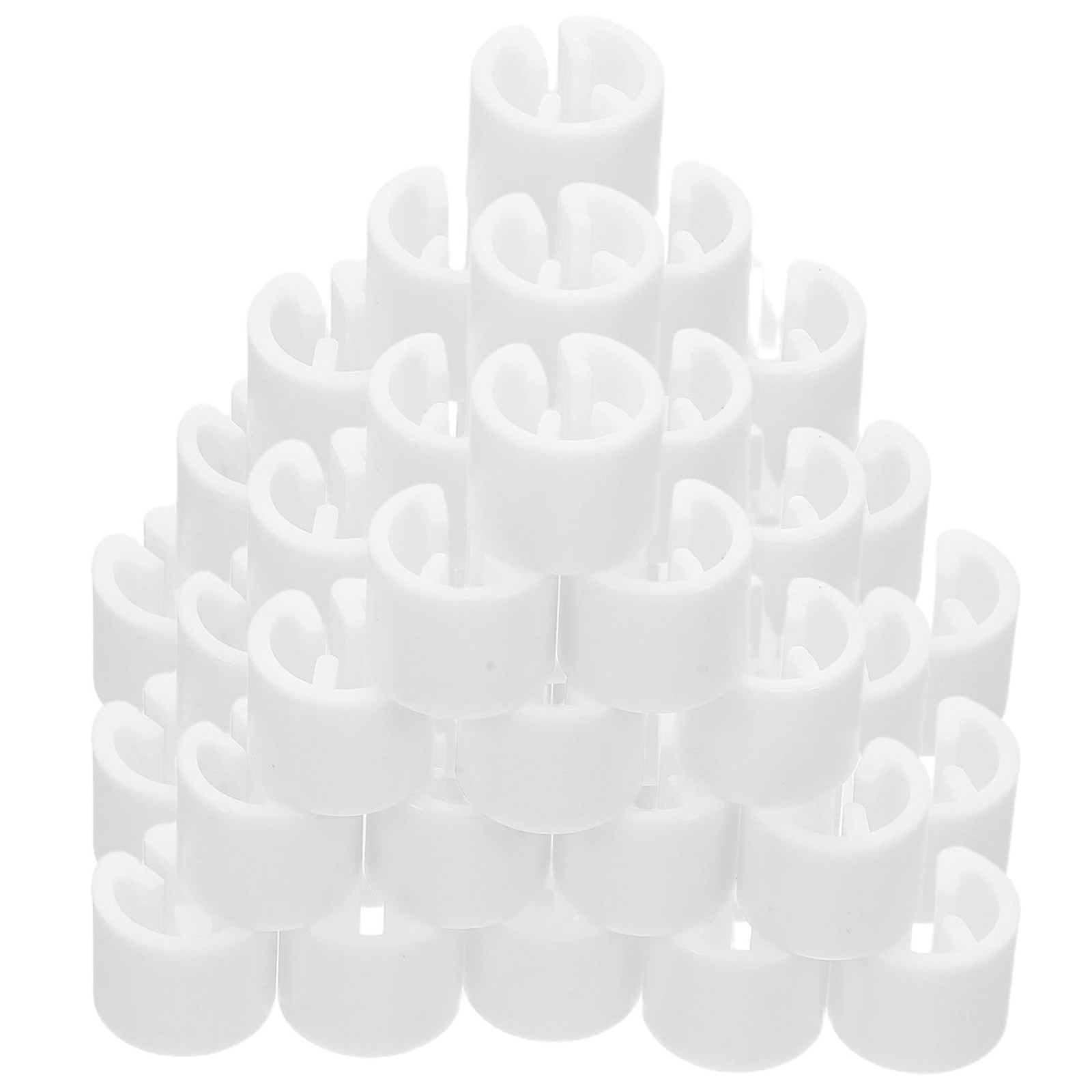 100Pcs White Plastic Clothing  - Baby Clothing Hanger Dividers review and price