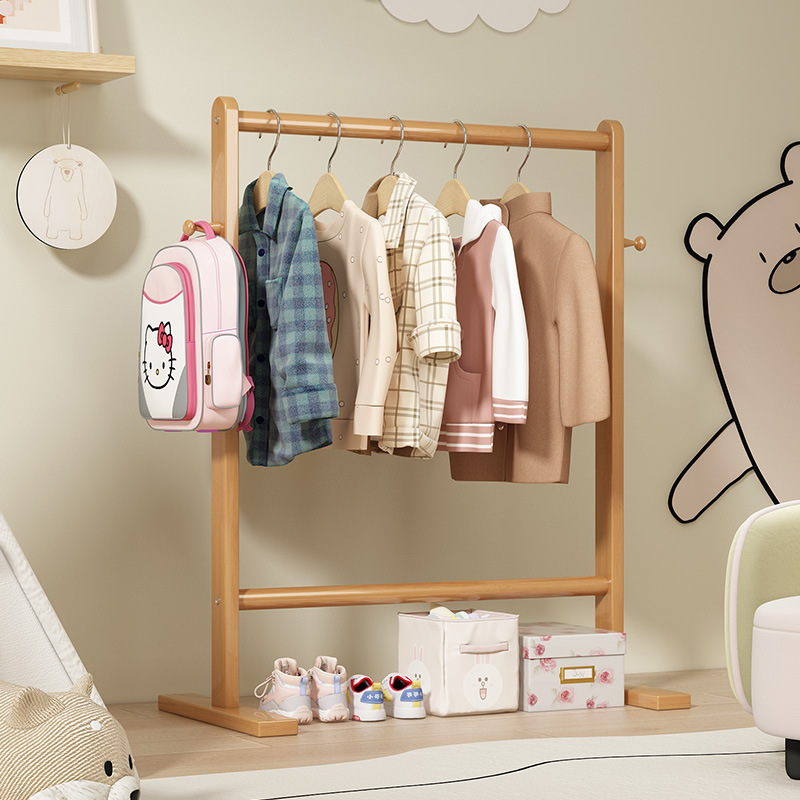 Small bamboo hat rack, floor h - Baby Clothing Rack review and price