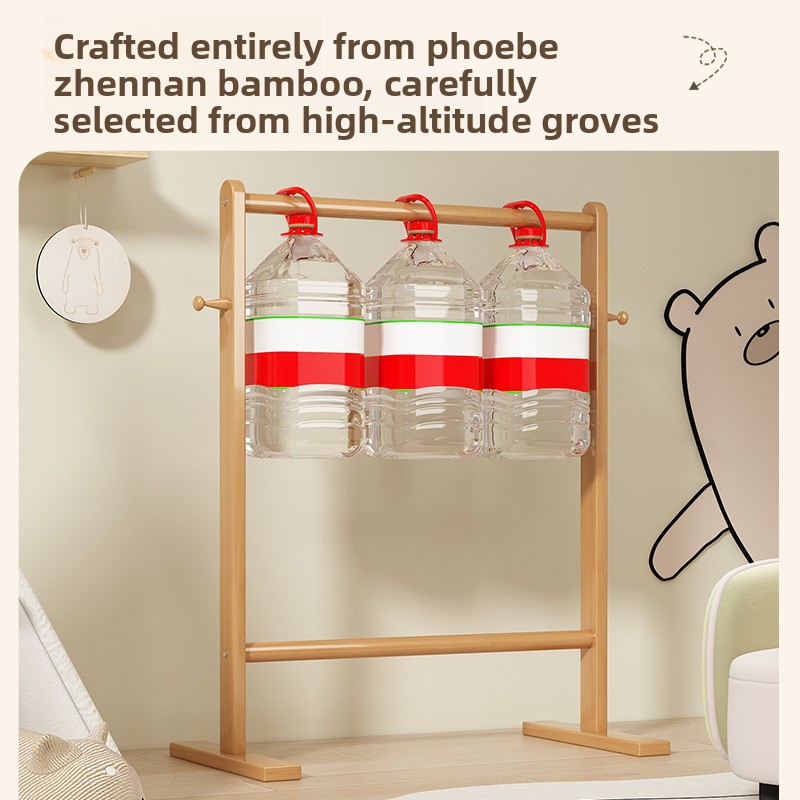 Small bamboo hat rack, floor h - Baby Clothing Rack review and price