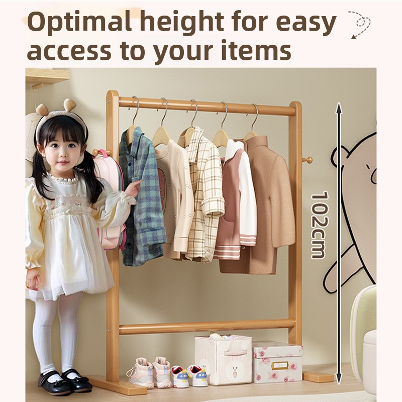Small bamboo hat rack, floor h - Baby Clothing Rack review and price